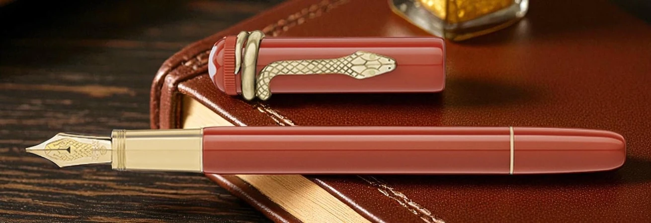 Montblanc Heritage Collection Rouge Noir Coral Fountain Pen Pakistan