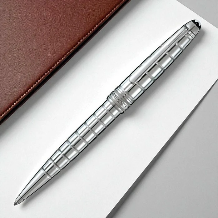 Montblanc Meisterstuck Solitaire Platinum Plated Ballpoint Pen Pakistan 1765831872 6e67b9b2
