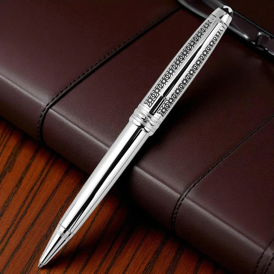 Montblanc Meisterstuck Solitaire Platinum Plated Pen Pakistan 1765831873 326d5ecf