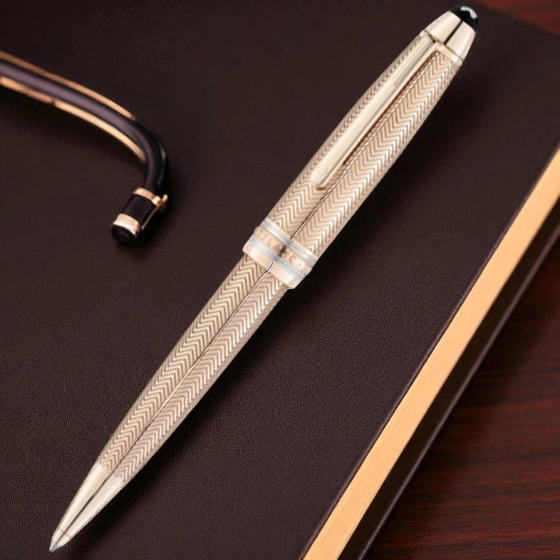Montblanc Meisterstuck Solitaire Rose Gold Barley Ballpoint Pen Pakistan 1765831873 Ffc3cbf9