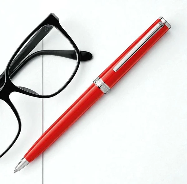 Montblanc Pix Ballpoint Pen Precious Resine Platinum Plated Coral 114814 1 2000x Pakistan