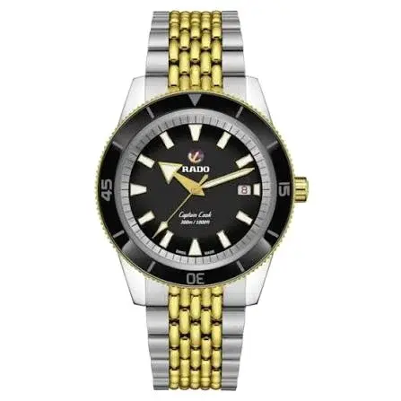 Buy Rado Captain Cook Two Tone Stainless Steel Black Dial 1783796627 074abef8