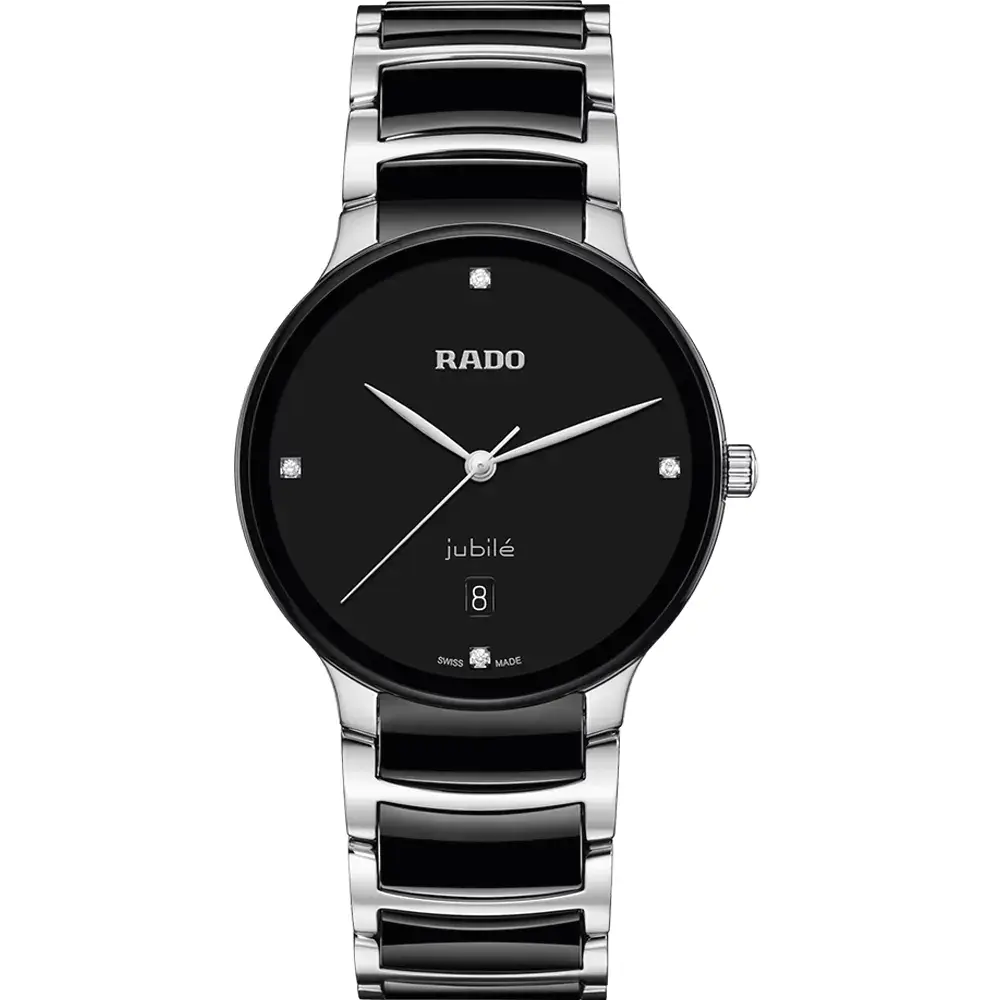 Rado Centrix Automatic Black Dial With Date 4 Diamonds 2026