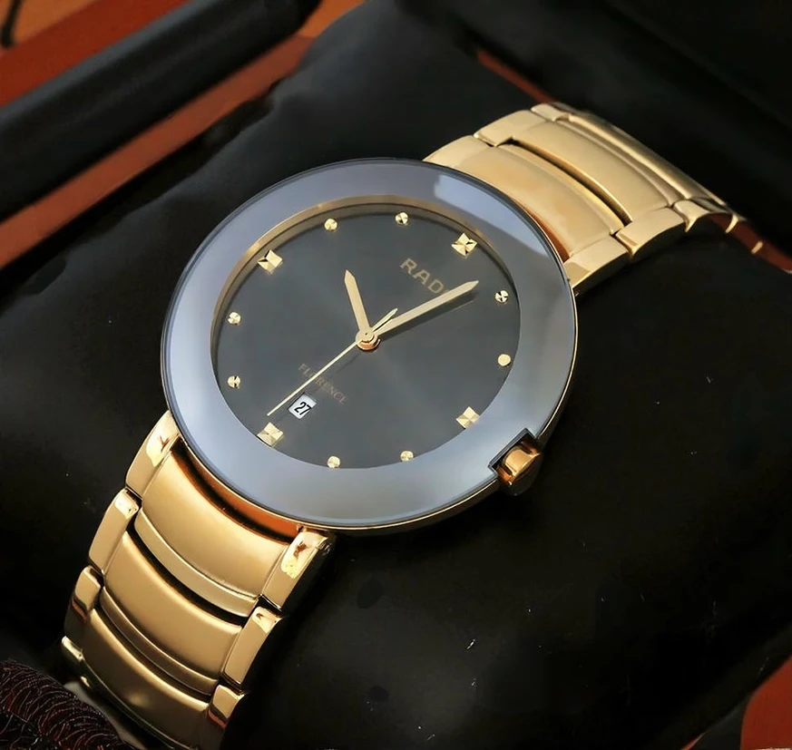 Rado Centrix Jubile Gold Plated Stainless Steel Mens Watch Pakistan 1765831898 Bae7e591