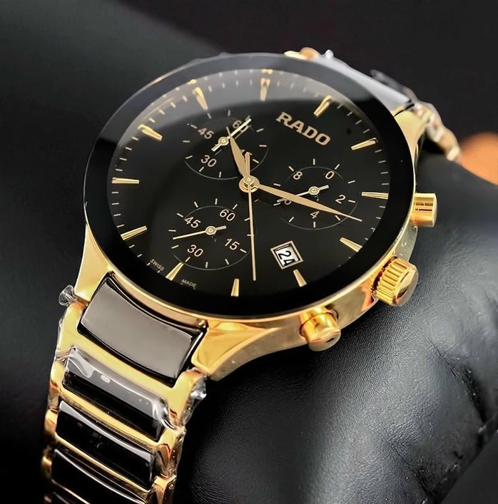Rado Centrix Xl Chrono Two Tone Watch Compressed Pakistan