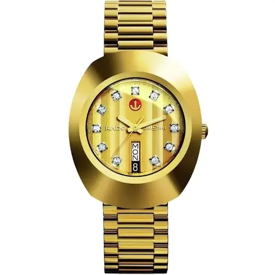 Rado Diastar Gold Stainless Steel Gold Dial Automatic