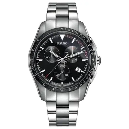 Rado Hyperchrome Black Dial Mens Chronograph Watch 1783796628 3a641590