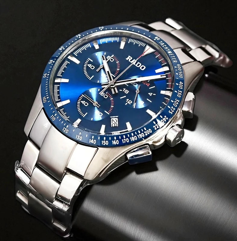 Rado Hyperchrome Chronograph Blue Dial Watch Pakistan 1765831920 C68d89f2