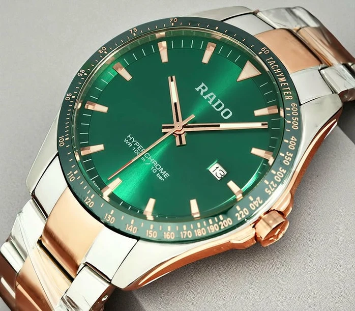 Rado Hyperchrome Quartz Green Dial Watch215 Pakistan 1765831922 B5735acc