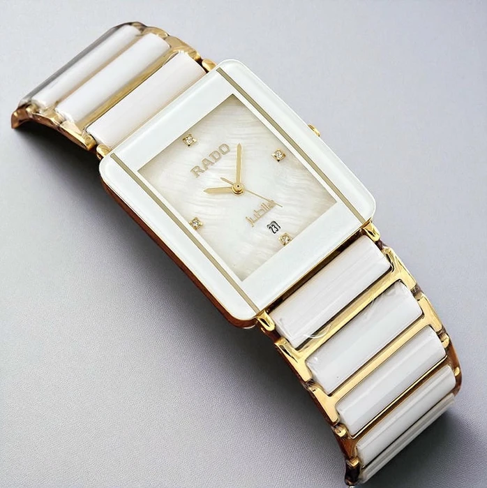 Rado Integral Jubile White Ceramic Steel Watch Pakistan