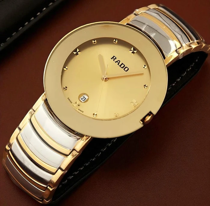 Rado Men S Gold Dial Watch Pakistan