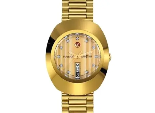 Rado Yellow Gold Stainless Steel Gold Dial