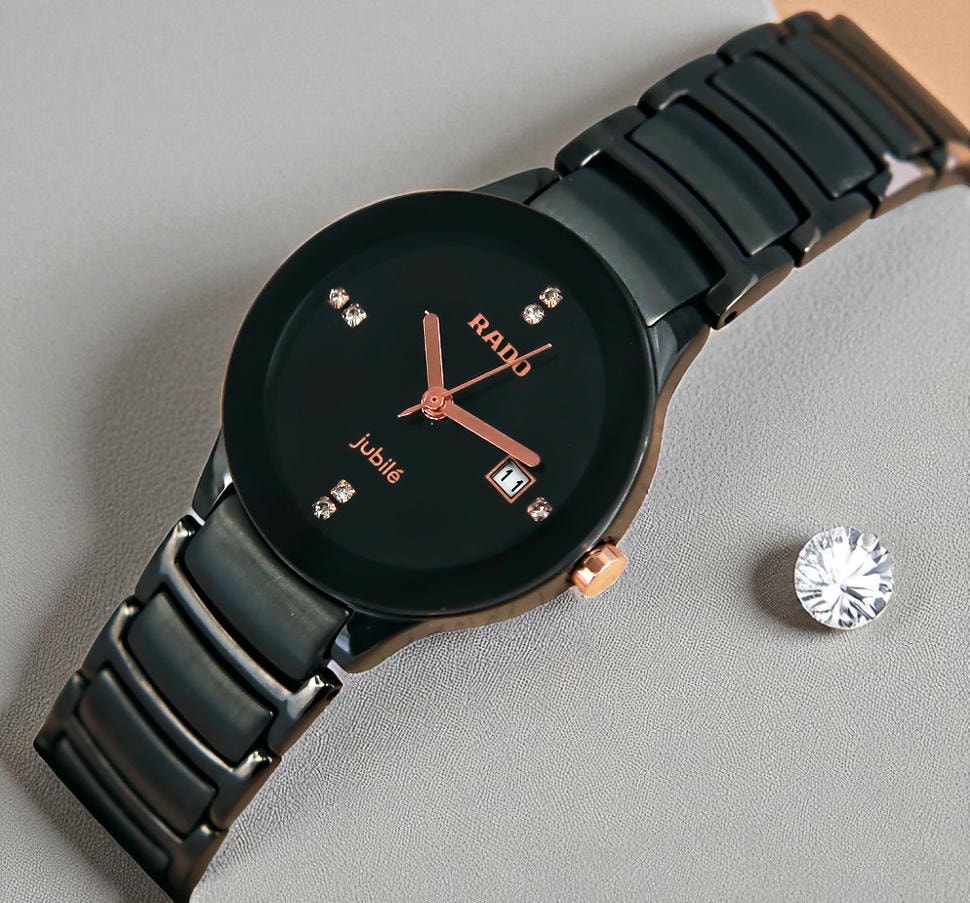 Rado True Jubile Black Dial Ceramic Ladies Watch Pakistan 1765831944 2c55738e