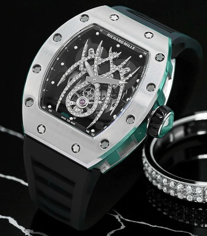 Richard Mille 19 01 Tourbillon Spider Dial Black Rubber Strap Watch 1 Pakistan 1765831950 86ba0f3f