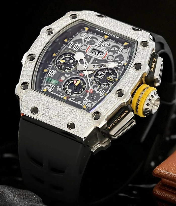 Richard Mille Flyback Chronograph Diamond Watch Pakistan 1765831951 0d18693d