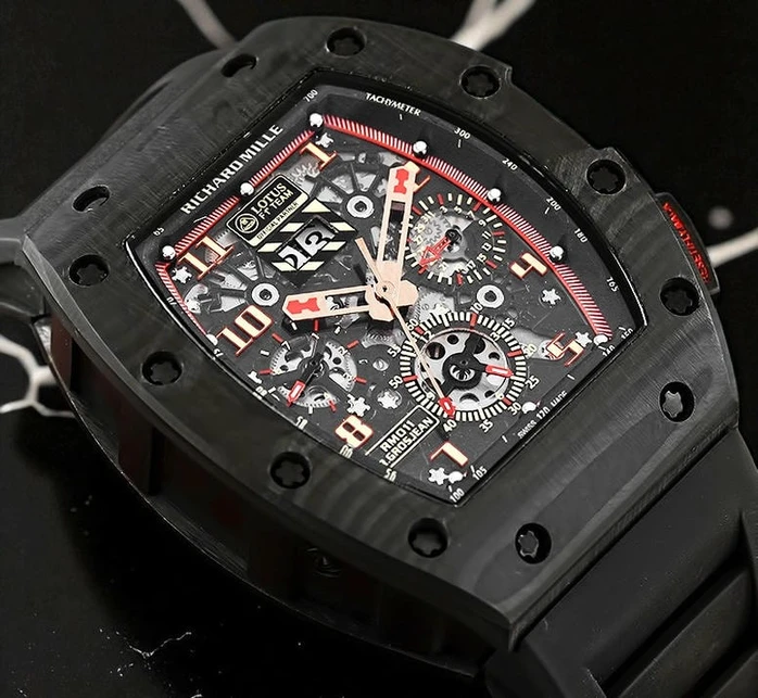 Richard Mille Rm 011 Romain Grosjean S Men S Carbon Fiber Watch103 Pakistan 1765831957 975e6776