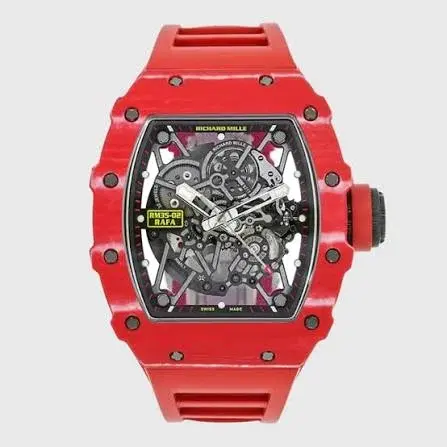 Richard Mille Rm 35 02 Red Rafa Nadal Transparent Dial