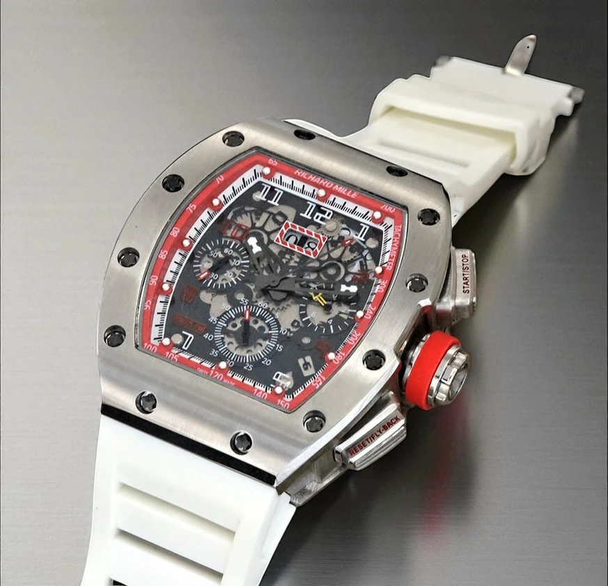 Richard Mille Rm005 Fm Skeleton Dial White Rubber Watch Pakistan 1765831952 Ea07ed64