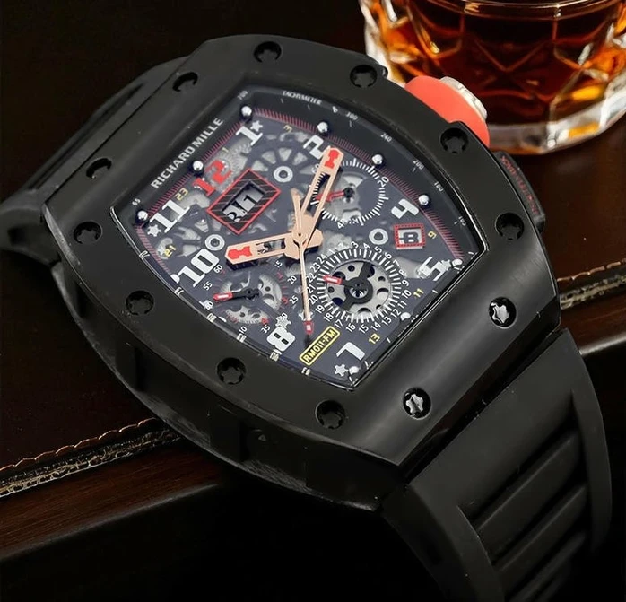 Richard Mille Rm011 Felipe Massa Flyback Chronograph Watch Compressed Pakistan