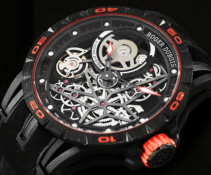 Roger Dubuis Excalibur Spider Pirelli Automatic Skeleton Watch119 Pakistan 1765831973 E88e83ce