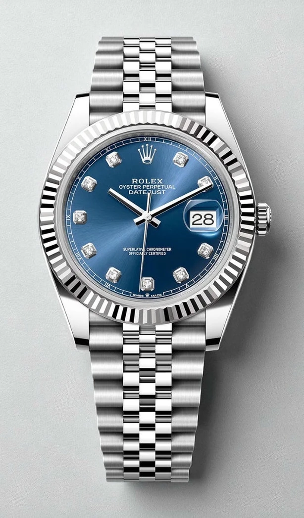 Rolex Datejust 31mm Blue Diamond Dial Womens Watch Pakistan 1765832209 D3e76133