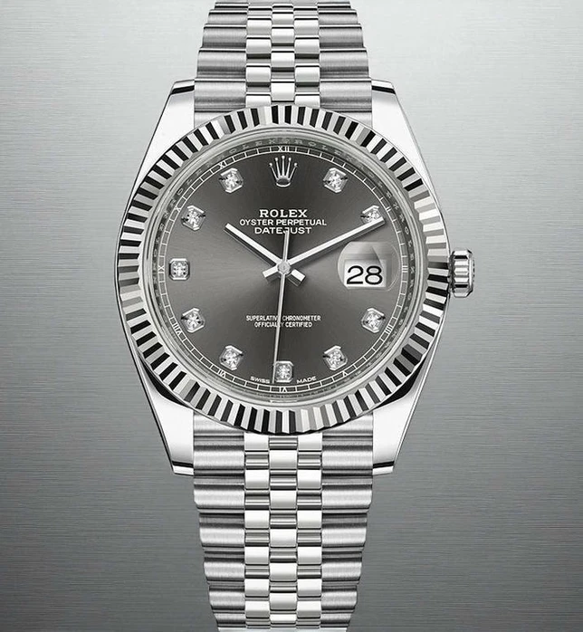 Rolex Datejust 41 Diamond Rhodium Dial Swiss Watch415 Pakistan 1765832227 09bcbc5e