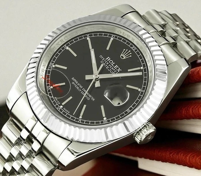 Rolex Datejust Black Dial Watch550 Pakistan 1765832229 769666b7