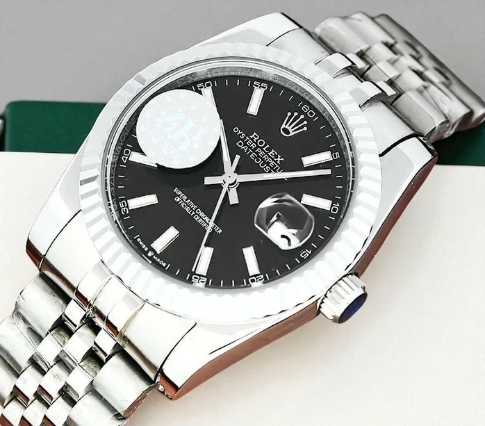 Rolex Datejust Black Dial Watch670 Pakistan 1765832229 D3499cda