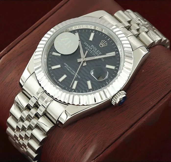 Rolex Datejust Blue Motif Dial Swiss Watch 17521 Pakistan 1765832232 Afa7fab1