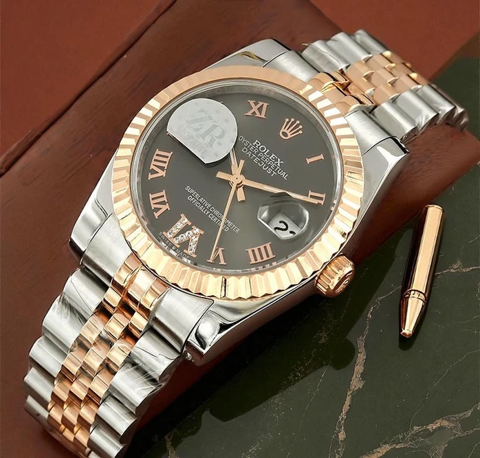 Rolex Datejust Two Tone Swiss Watch Pakistan 1765832239 C7916b47