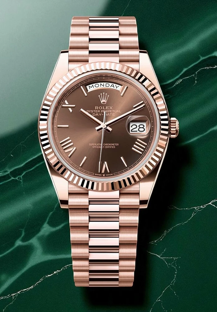 Rolex Day Date 40 Chocolate M228235 0002 Watch Pakistan