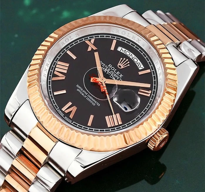 Rolex Day Date Black Roman Dial Swiss Watch489 Pakistan 1765832245 E3a14cd1