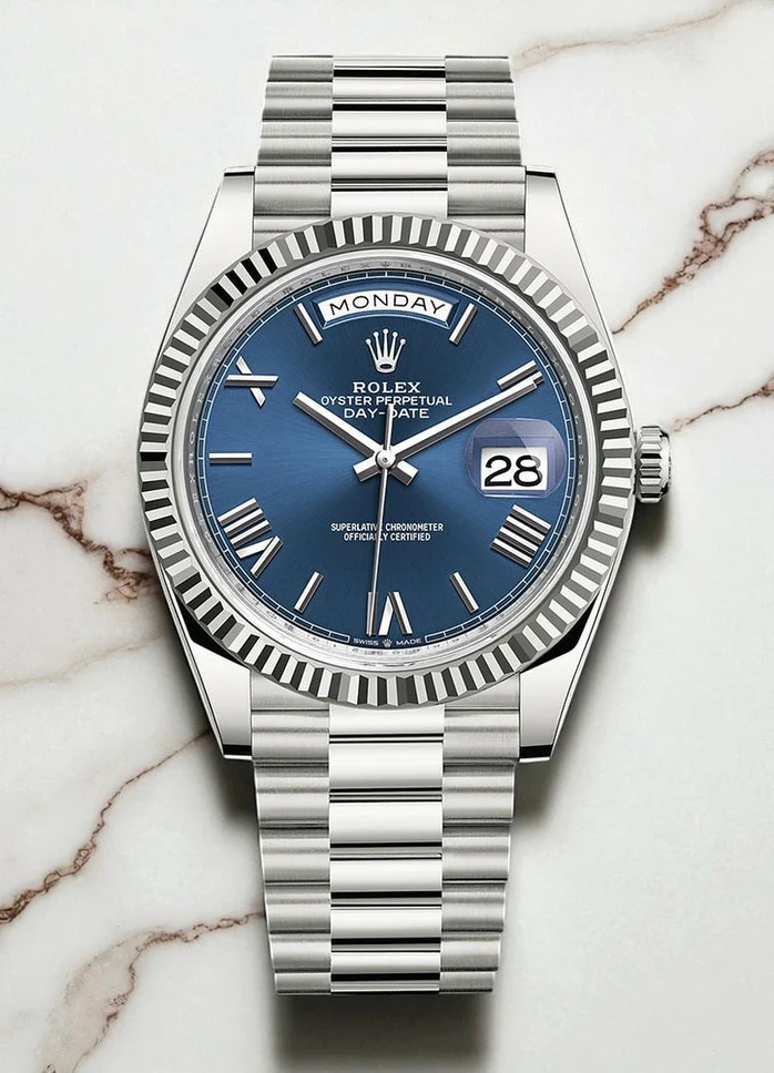 Rolex Day Date Blue Roman Dial Watch547 Pakistan 1765832245 94837452