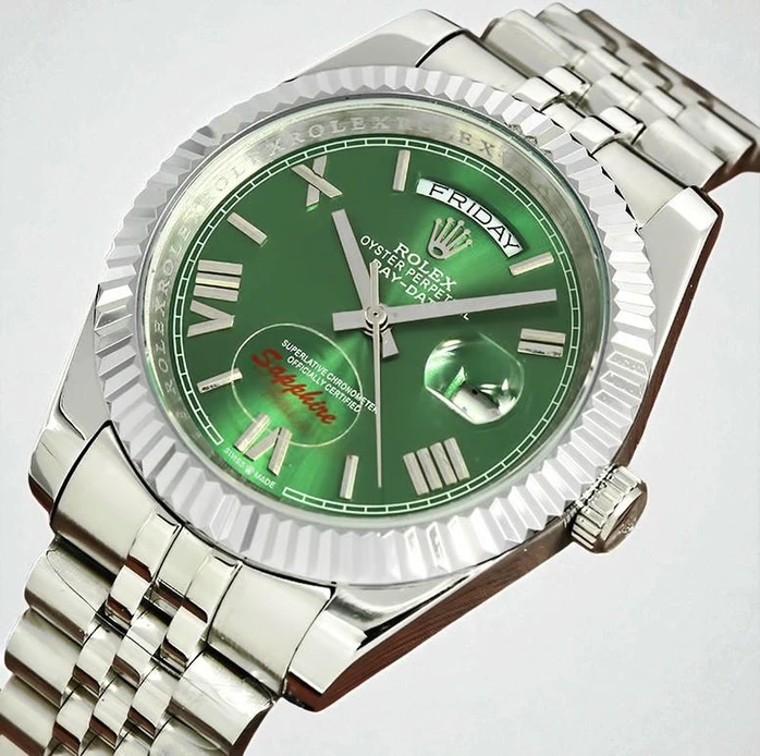 Rolex Day Date Green Roman Dial Watch544 Pakistan 1765832246 1de2fa41