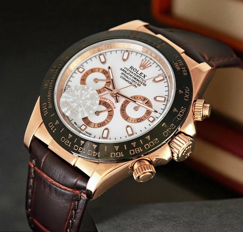Rolex Daytona Rose Gold Ivory Dial Watch Pakistan
