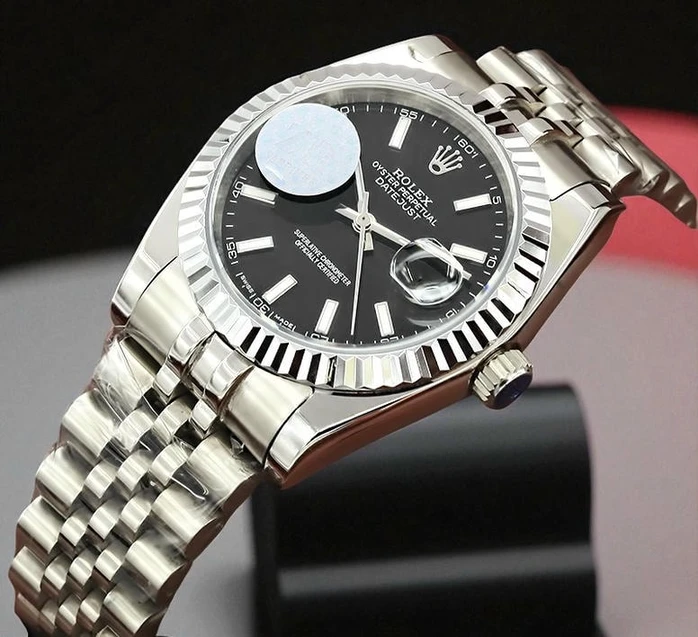 Rolex Oyster Perpetual Datejust Black Dial Jubilee Men S Watch445 Pakistan