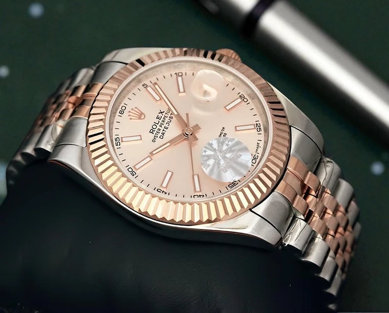 Rolex Oyster Perpetual Datejust Two Tone Swiss Watch 2 Pakistan