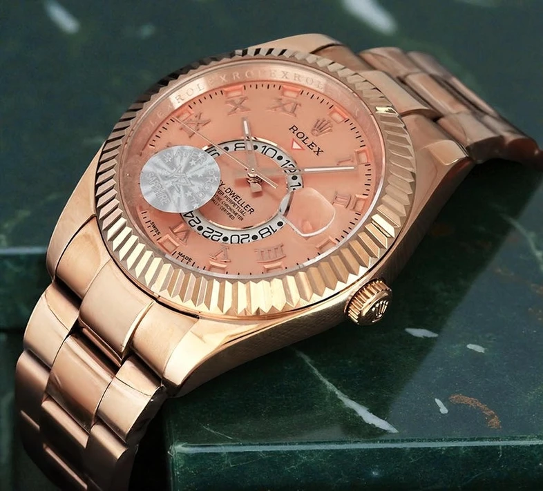 Rolex Sky Dweller Rose Gold Watch Pakistan