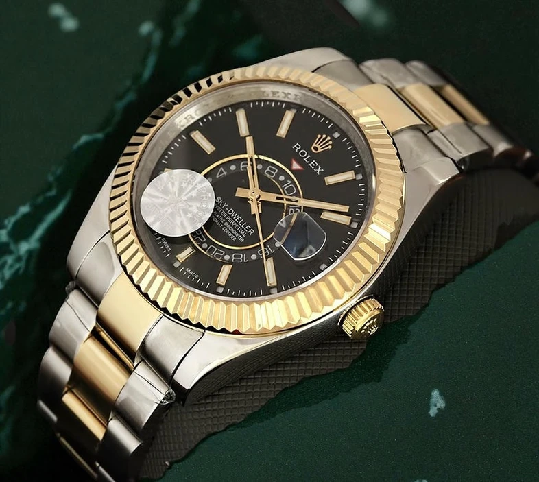 Rolex Sky Dweller Two Tone Black Dial Watch 2 Pakistan