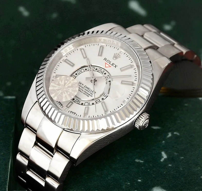 Rolex Sky Dweller White Dial Watch 1 Pakistan