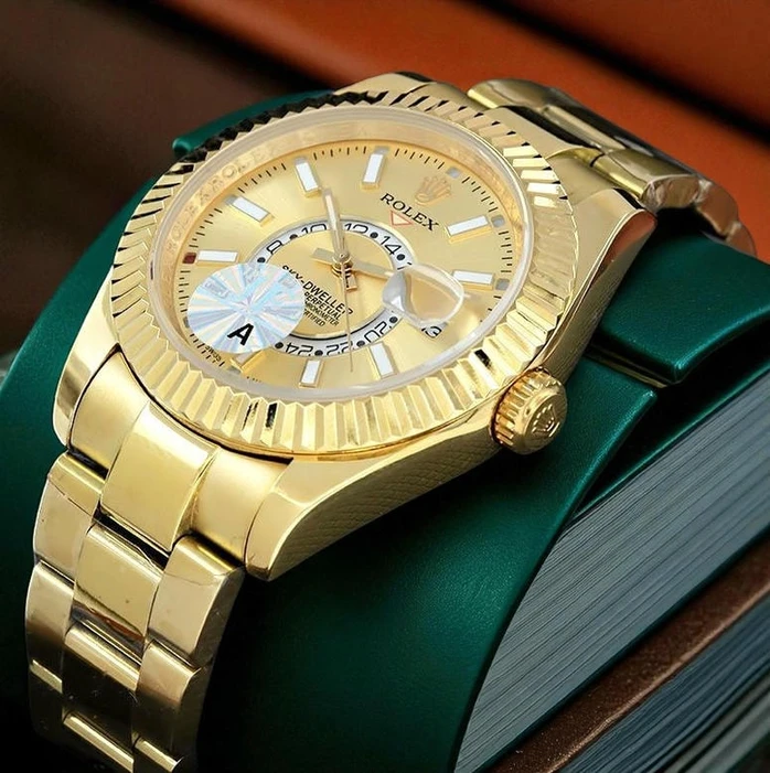 Rolex Sky Dweller Yellow Gold Watch Compressed Pakistan