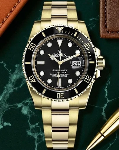 Rolex Submariner Black Dial Watch Swiss Quality Eta Movement 2836 Watch Pakistan
