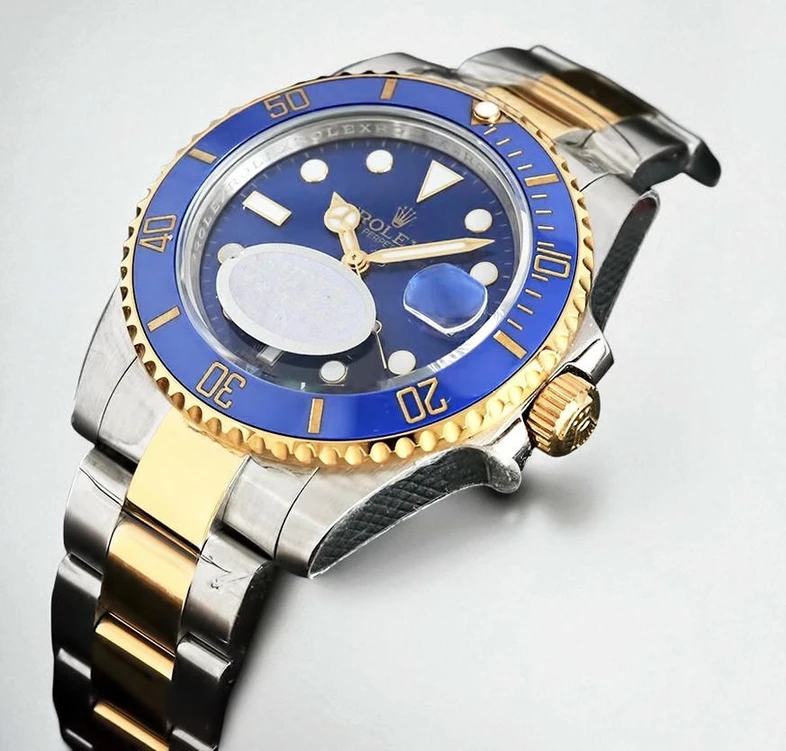 Rolex Submariner Blue Dial Watch Swiss Quality Eta Movement 2836 Pakistan