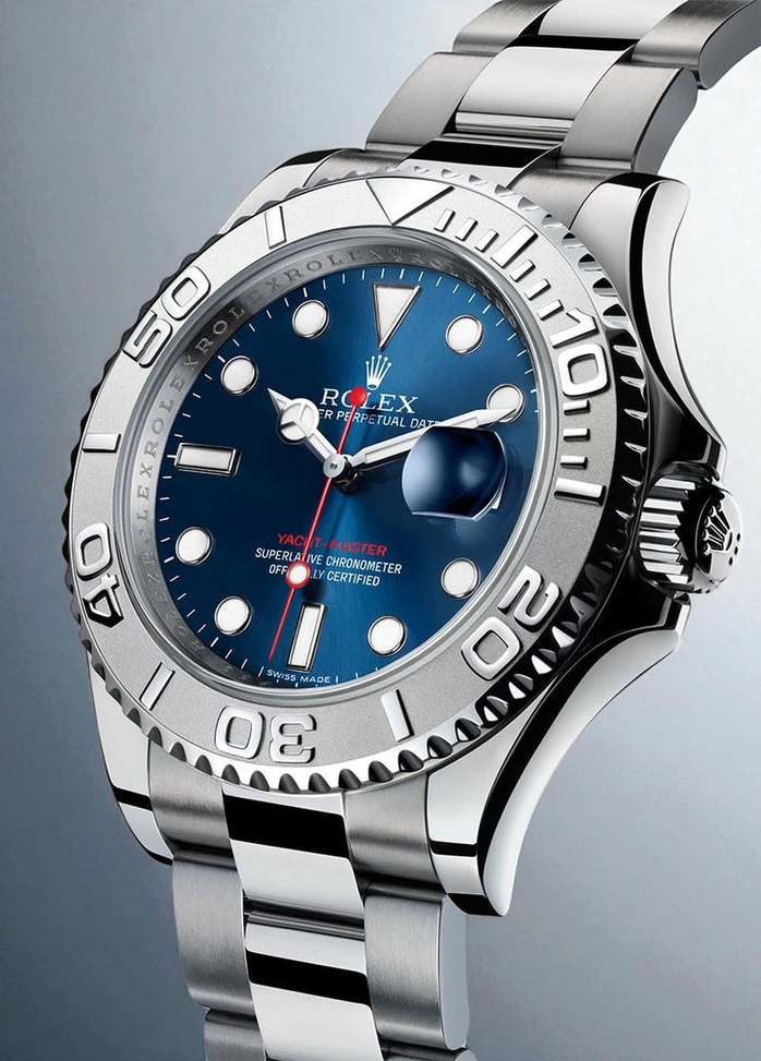 The Rolex Oyster Perpetual Yacht Master Blue Dial Watch Pakistan