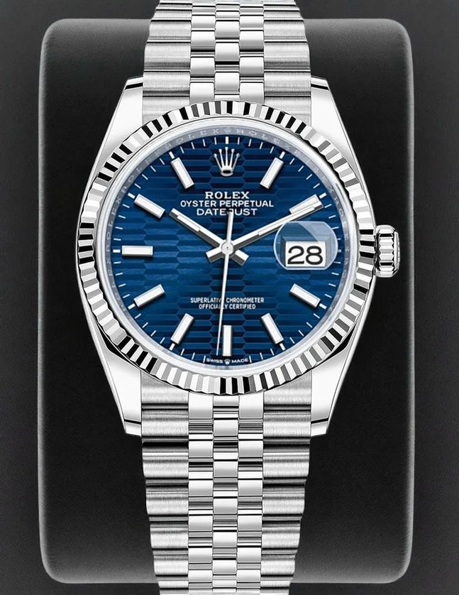 New 2021 Rolex Datejust Blue Fluted Motif Dial Fluted Bezel Watch516 Pakistan 1765831986 E61ad17c