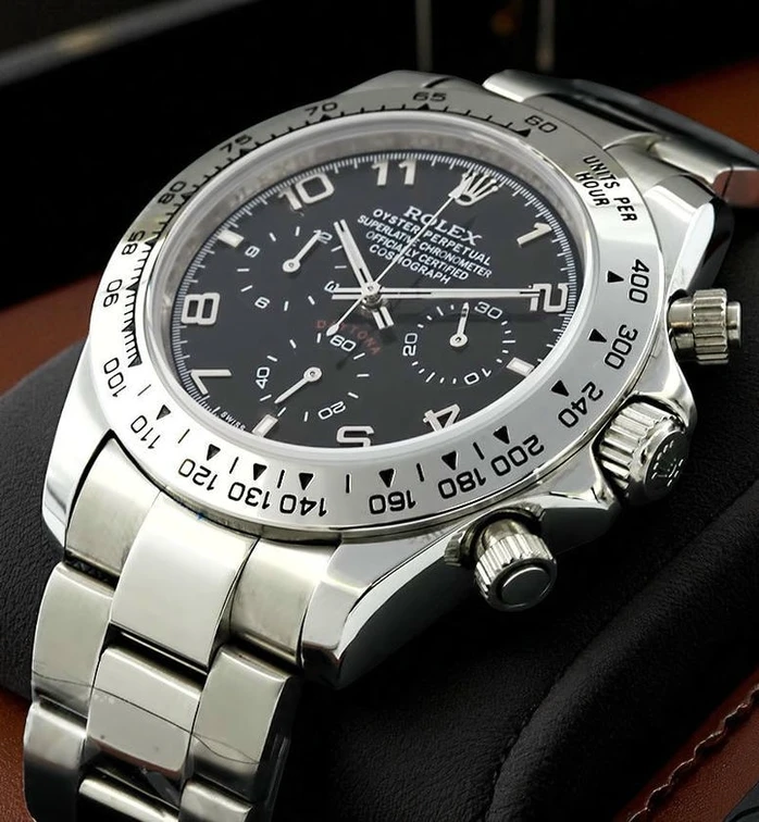 Rolex Cosmograph Daytona Black Dial Replica Watch Pakistan 1765832012 0a292918