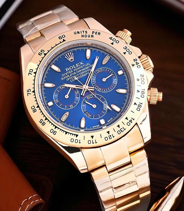 Rolex Cosmograph Daytona Rose Gold Blue Dial Watch Pakistan 1765832018 238c9b4e