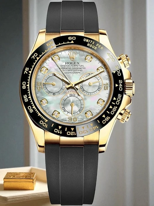 Rolex Cosmograph Daytona Yellow Gold Diamond White Mop Dial Watch Pakistan 1765832029 Cc91e8bd