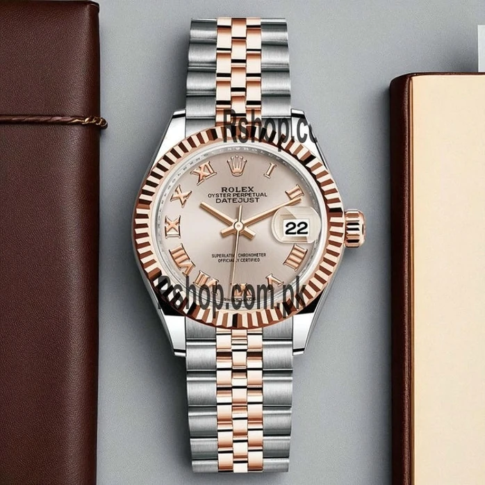 Rolex Datejust 28 Steel And Rose Gold Sundust Roman Dial Jubilee Bracelet Watch 1 Pakistan 1765832032 C87f54b8