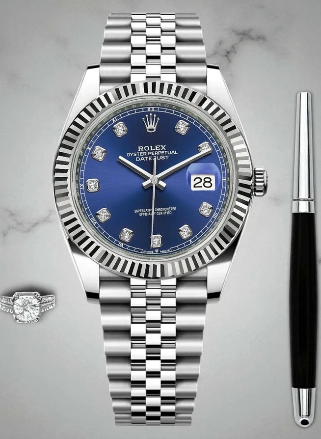 Rolex Datejust 36mm Blue Diamond Dial Jubilee Bracelet Watch Pakistan 1765832035 287610c2
